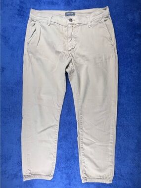 Ash & Erie Pants Men's Size 32x26 Khaki Beige Stretch Chino Cotton Blend